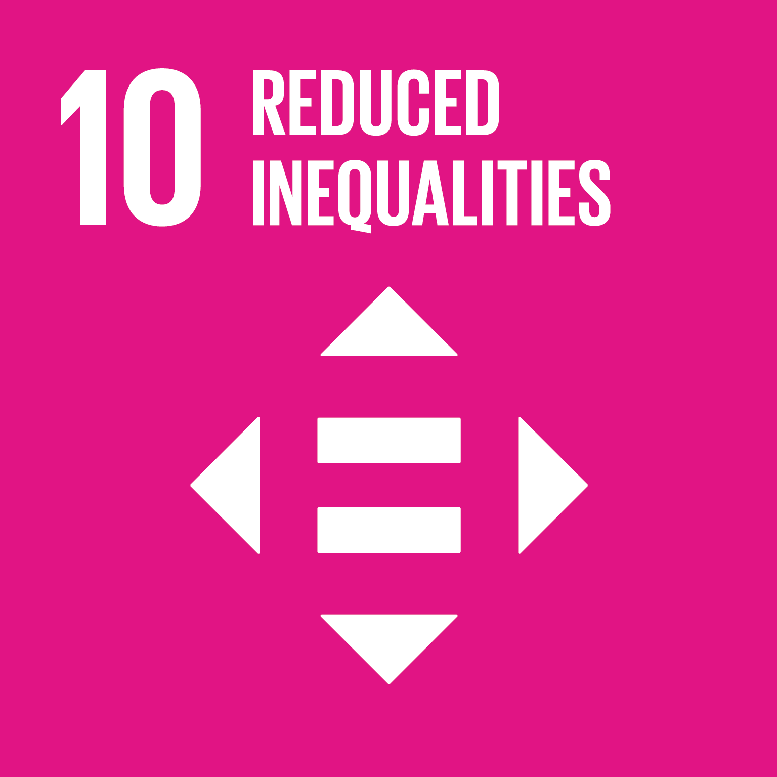 Reduce inequality within and among countries 10